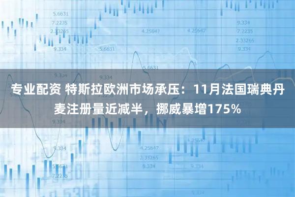 专业配资 特斯拉欧洲市场承压：11月法国瑞典丹麦注册量近减半，挪威暴增175%