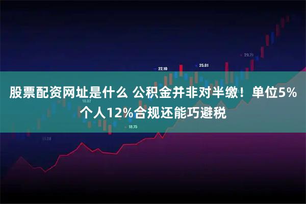 股票配资网址是什么 公积金并非对半缴！单位5%个人12%合规还能巧避税